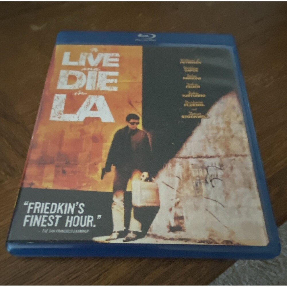 TO LIVE AND DIE IN L.A. Blu-ray Widescreen Special Ed R Friedkin Dafoe Peterson